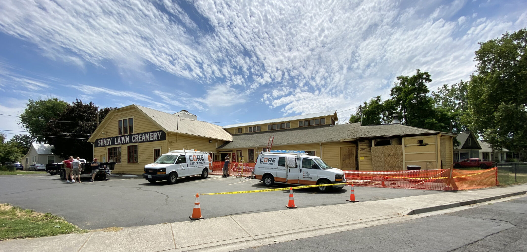 Shady Lawn Antiques and Art Gallery Fire